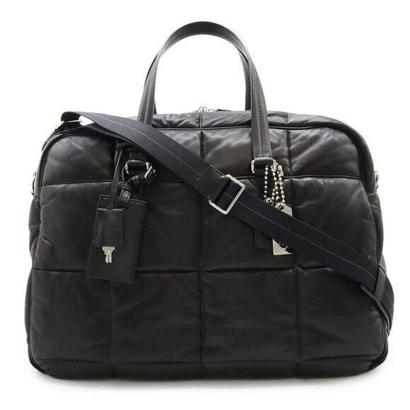 COACH Black Leather Shoulder Bag - Picture 1 of 10